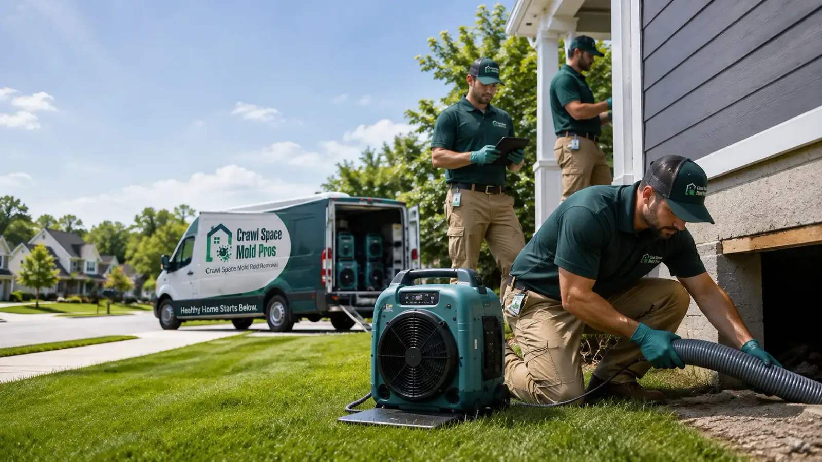 Crawl Space Mold Removal in Fessenden, ND